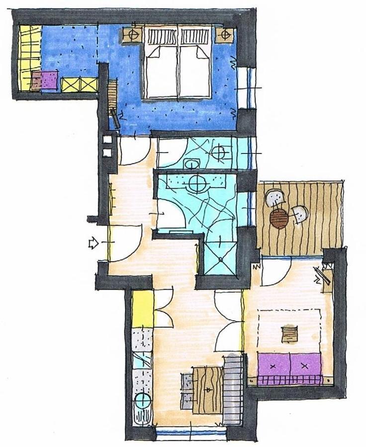 サンクト・アントン・アム・アールベルクHaus Steissbachアパートメント エクステリア 写真
